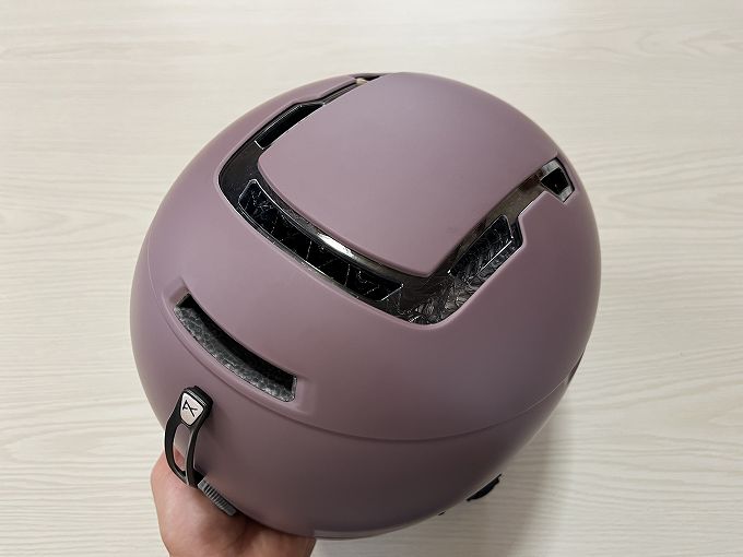 anonのヘルメットLOGANウェーブセルをレビュー!サイズ感や使い心地など 